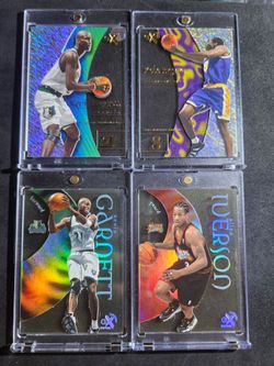 E-X Century NBA Basketball Cards Lot of 4