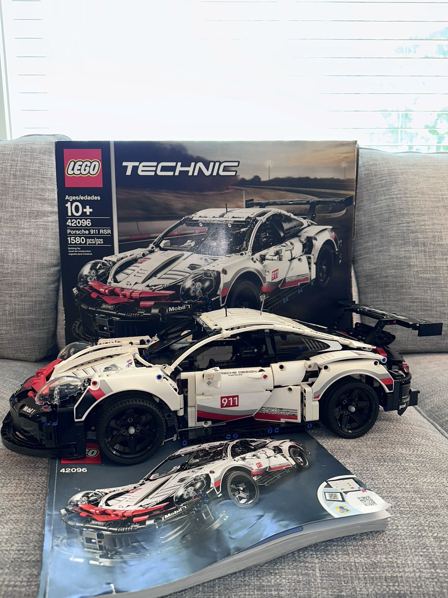 Lego Technic Porsche RSR With Box And Manual
