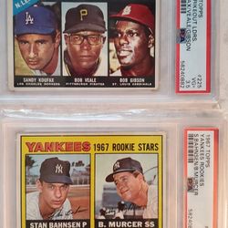 1960'sTopps Graded Baseball Cards