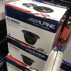 Alpine R2-w8d4 On Sale Today For 169.99