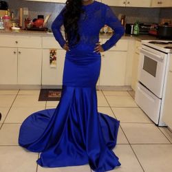 Blue Prom Dress