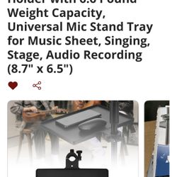 Mic Stand Tray