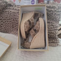 MK Damita Platform Wedge Sandals