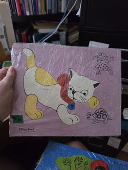 Vintage children's wood puzzles $6 ea
