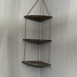 Hanging Wood Shelf