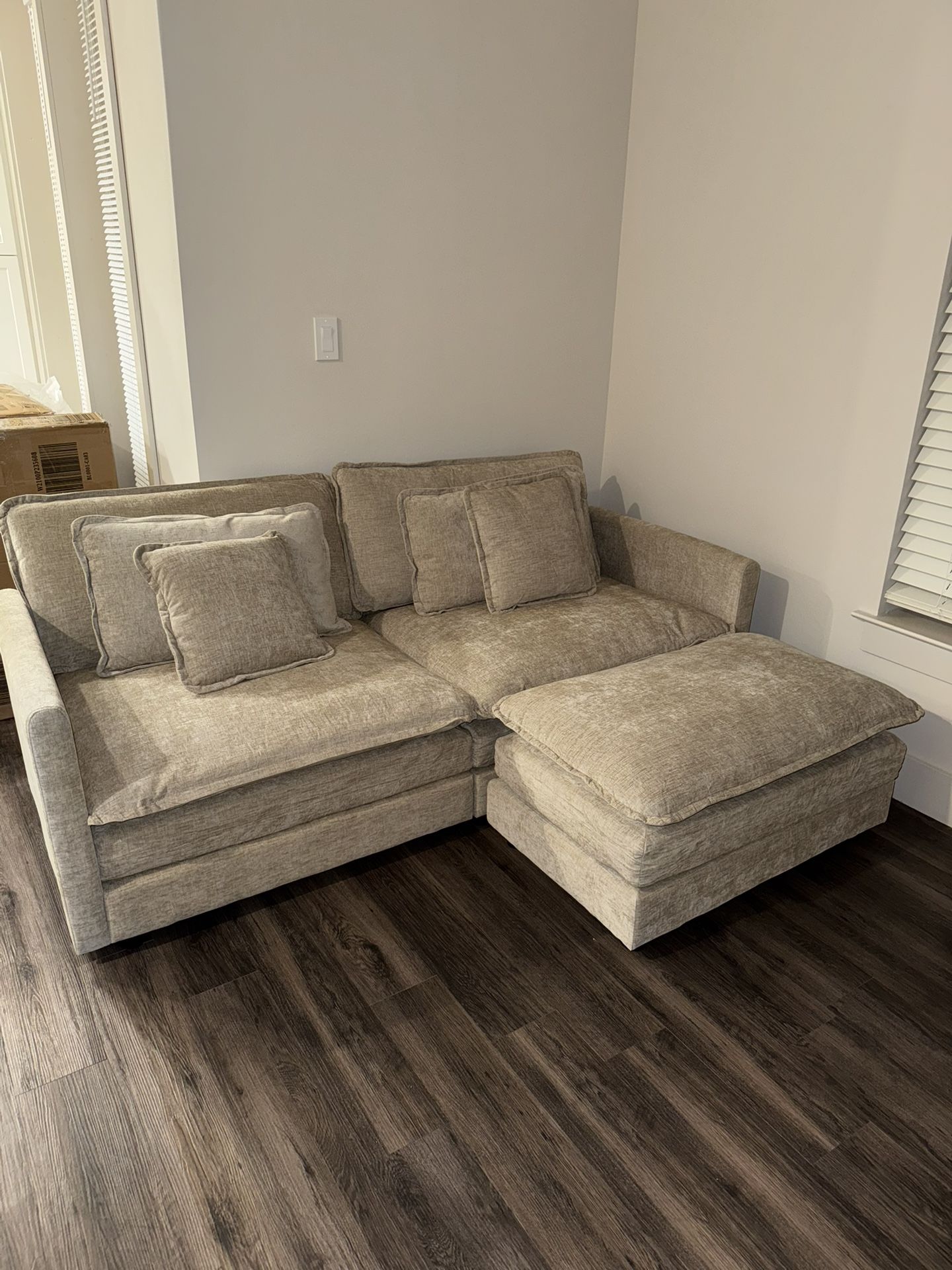 Deep Seat Sectional Sofa