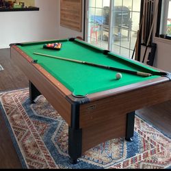 Mizerak Compact Pool Table 6.5’ 