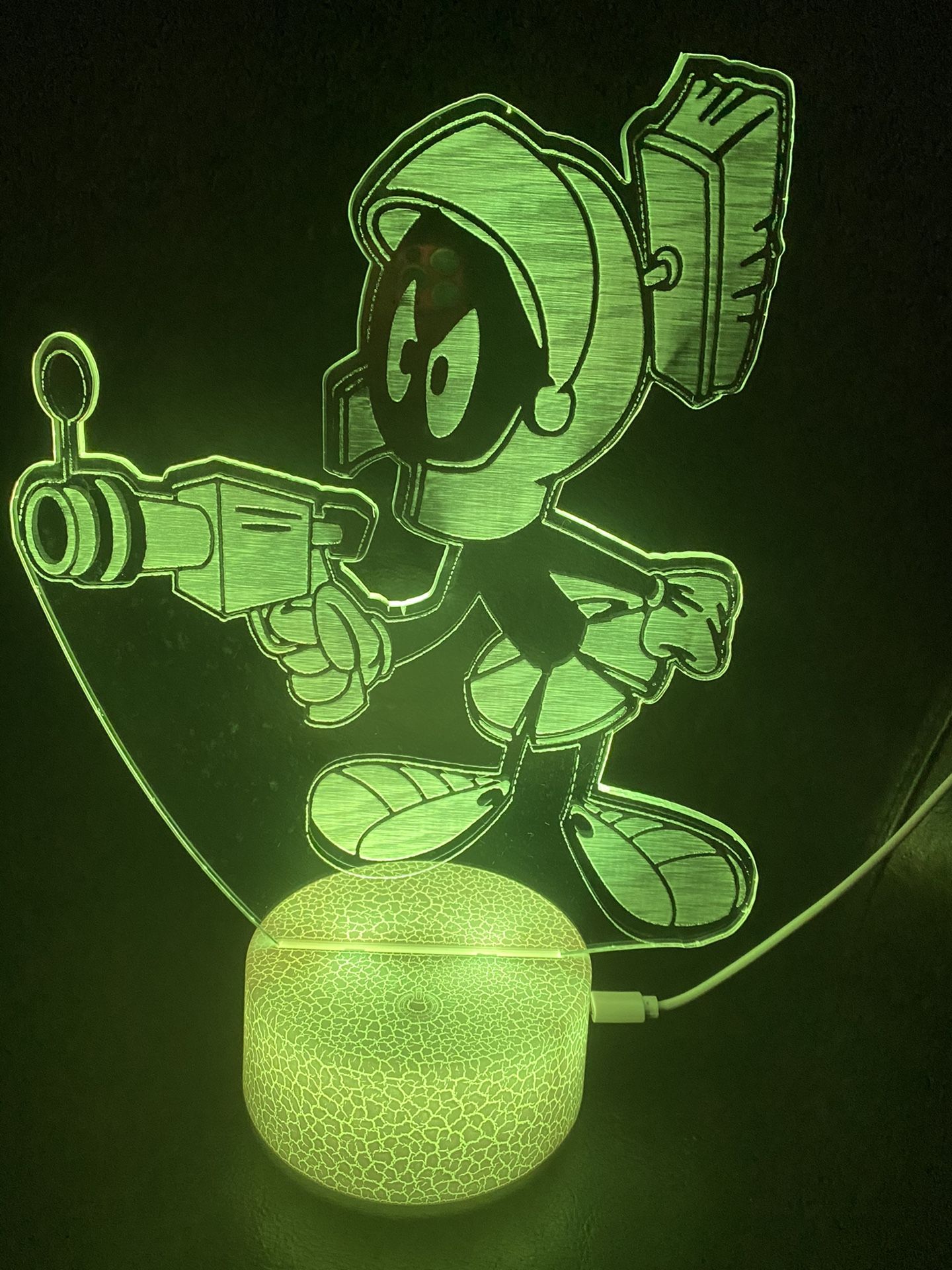 Beautiful Marvin The Martian 3d Lamp