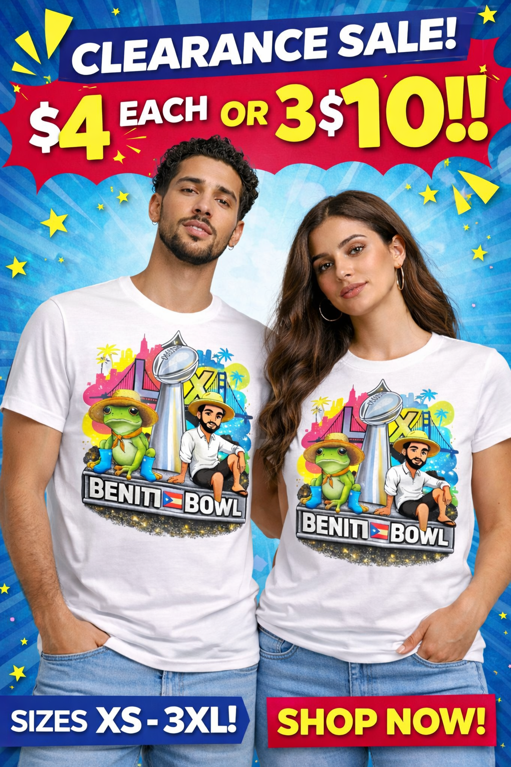 Benito T shirts $10 each BRAND NEW