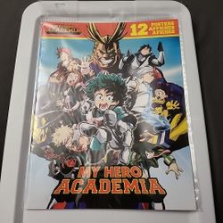 My Hero Academia Poster Book 12 8.5x11" Wall Posters Brand NEW and Sealed (2A)