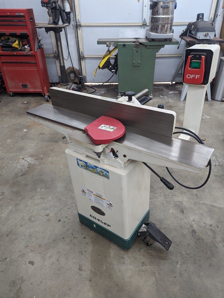 Grizzly G0452P 6" Jointer w/mobile base for Sale in Glendora, CA OfferUp