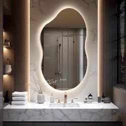 Elegant LED Backlit Mirror
