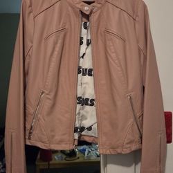 Guess faux leather biker jacket 