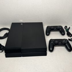 PS4 Fat Phat PlayStation 4 (Complete w/2 controllers, Works Great)