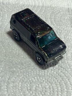 Vintage Hot Wheels Baja Breaker Black A-Team Style Van - 1984 FC