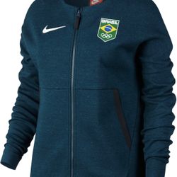 Nike Women's Team Brazil Tech Fleece Full Zip Jacket