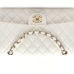 Smooth Medium White Bag