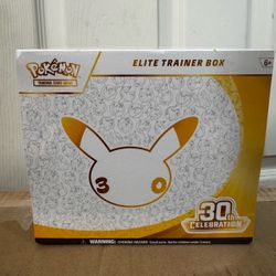 Pokemon 30th anniversary ETB elite trainer box sealed