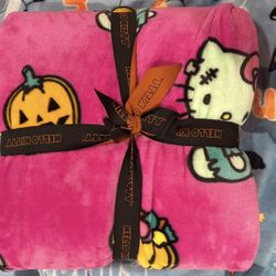New Twin Hello Kitty Frankie Blanket 