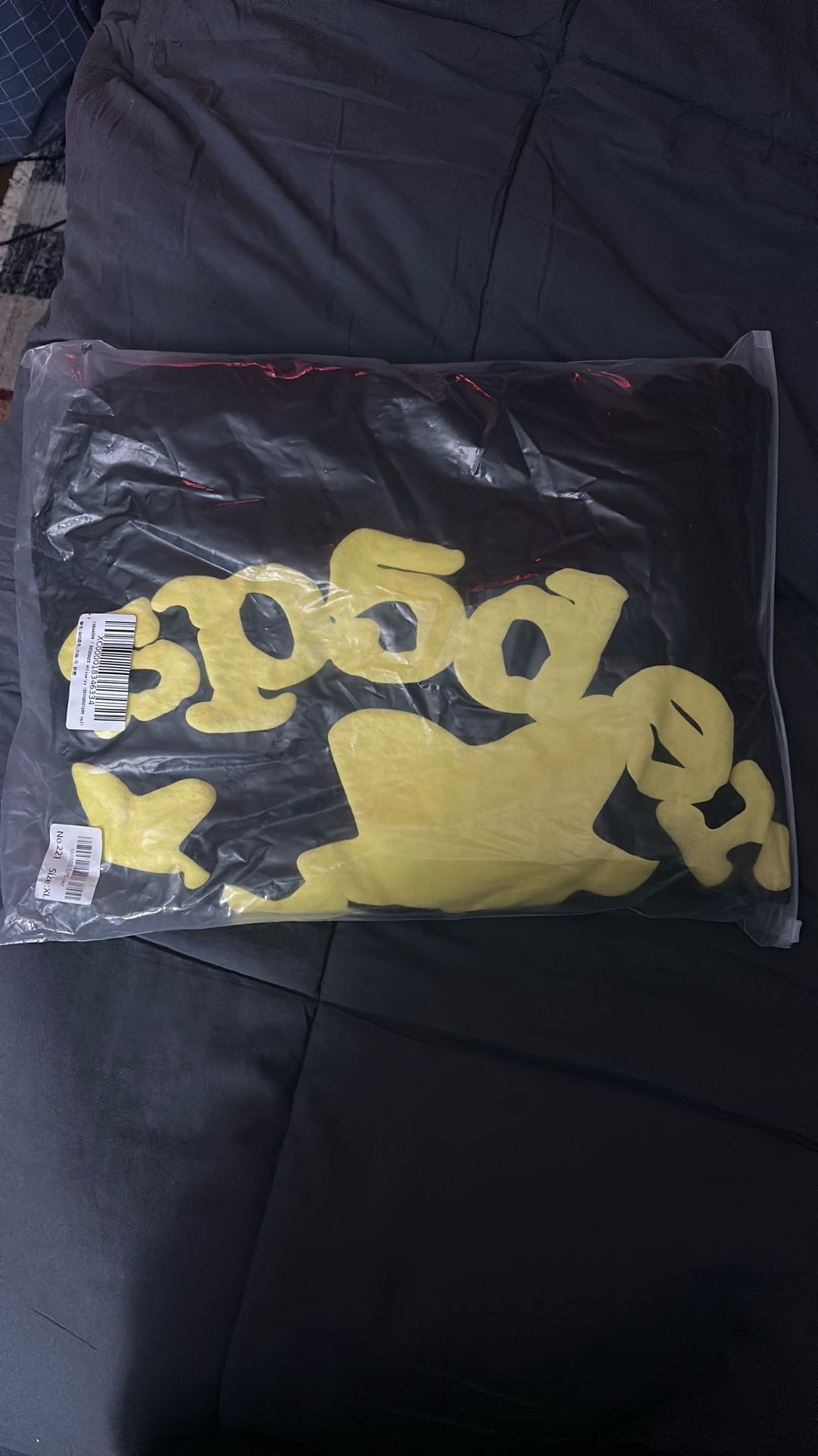 Sp5der Hoodie Black/yellow 