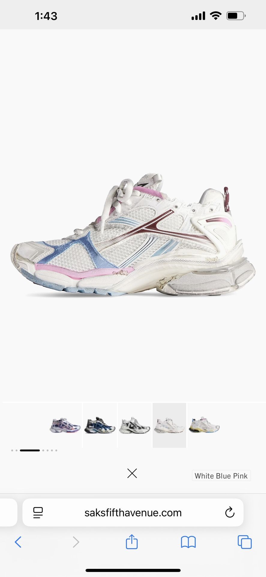 NEW Balenciaga Women’s Sneakers 39EU 