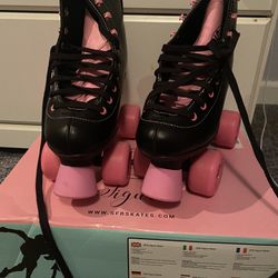 Like New Pink/Black RollerSkates