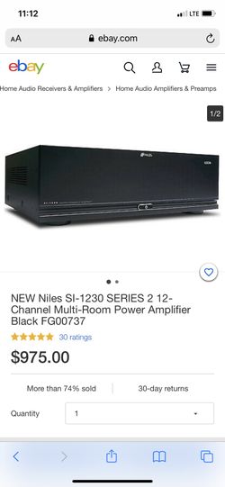 NILES Multichannel Amplifier