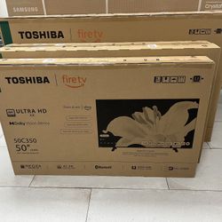 Toshiba 50” 4K LED TV $349 Cash Or Card! Finance Available!