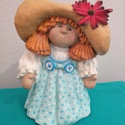 Ceramic HANDMADE Rag Doll