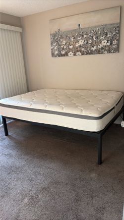 Queen mattress AND frame