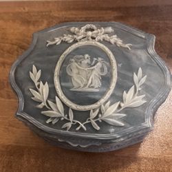 Vintage Stone Jewelry Box