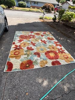 Floral Area Rug