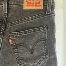 Levi’s Women’s Ribcage Straight Ankle Black Jeans Size 26