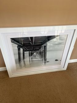 Beach Ocean Pier Coastal Art Print