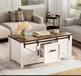Coffee Table with Fridge (Fridge Included)