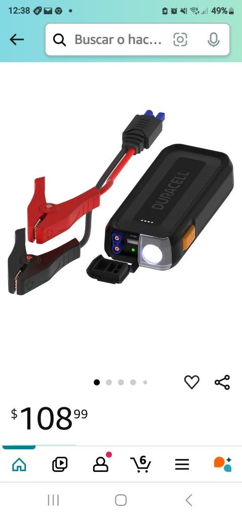 Duracell Portable Car Jumper Multi Battery Banck