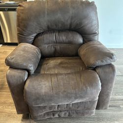 Soft Leather Electric Reclining Chair