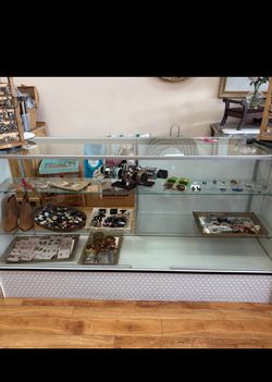 Glass Display $100 Good Condition