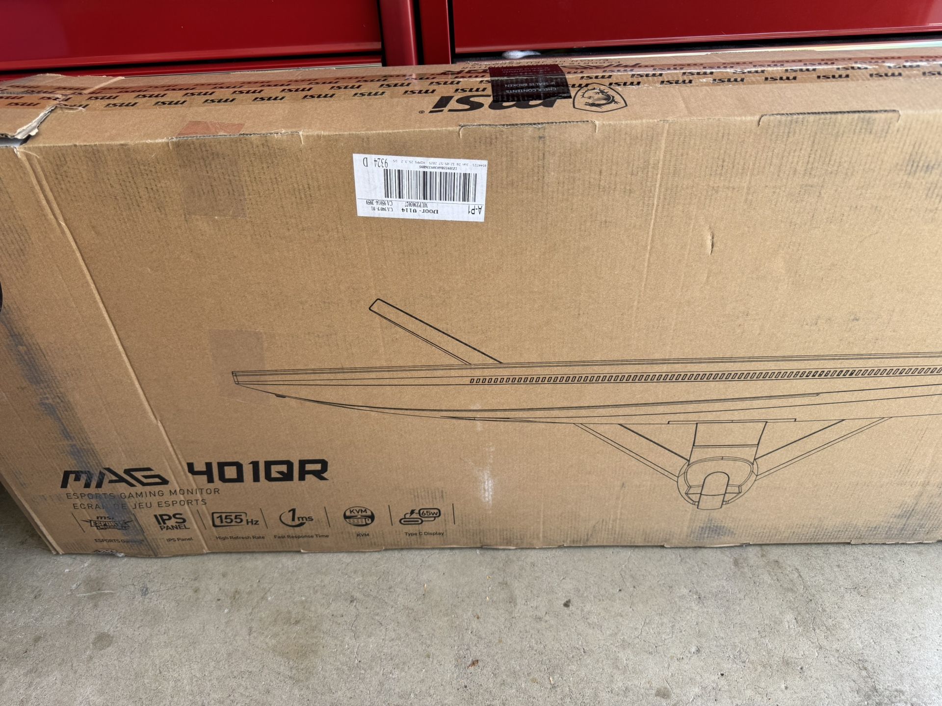 msi mag401qr 40 uwqhd ips 155hz 40in Monitor