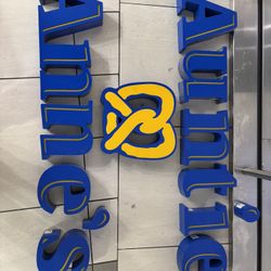 Auntie Anne’s Channel Letter 