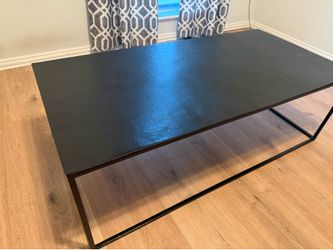 Metal coffee table
