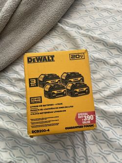 DeWALT 4 Pack Of Battery’s