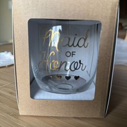 Maid Of Honor Wine Glass