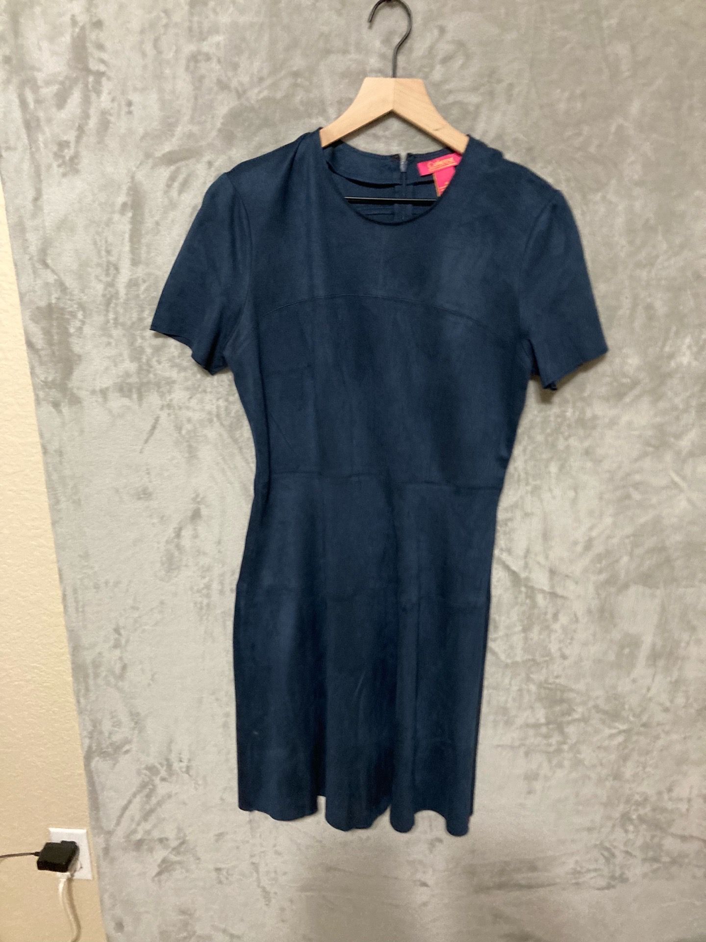 Catherine Malandrino Womens Teal Short Sleeve Scoop Neck Dress Size 10