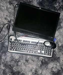 Monitor with Bluetooth Wireless Keyboard & Bluetooth Wireless Mouse