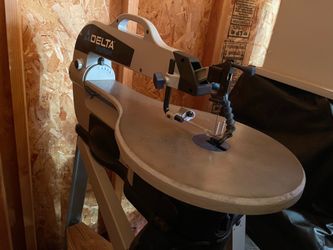 Delta ShopMaster SS350 16” Variable Speed Scroll Saw w/ Stand & Cover