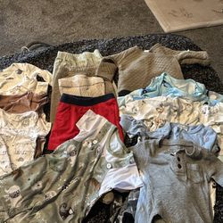 Baby Boy Clothes Size 3-6 Months 