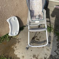 Table And High Chair 