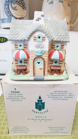 Party lite coffee shop tea lite.