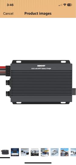 Renogy 12V/24V IP67 50A DC-DC Battery Charger with MPPT
